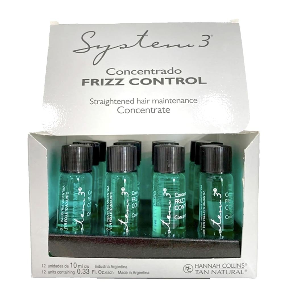 Caja 12 Ampollas Frizz Control System3 Anti Frizz Apto Metodo Curly