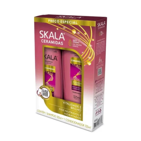 Set Skala Shampoo + Acondicionador Ceramidas 325ml c/u
