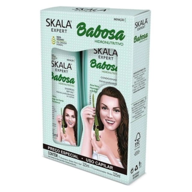 Set Skala Shampoo + Acondicionador Babosa 325ml c/u