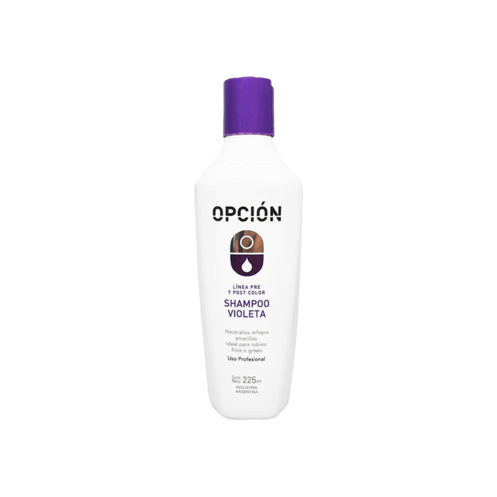 Shampoo Matizador Violeta OPCIÓN 225CC