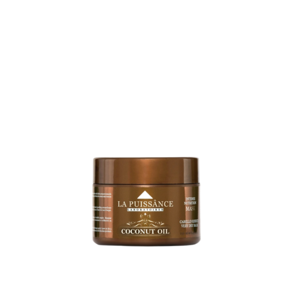 Shampoo altamente nutritivo con aceite de coco y glicerol. Rehidrata y nutri tu cabello de raíz a puntas, con la máxima frescura del coco. Ideal para cabellos resecos.(2) Máscara La Puissance Coconut Oil 300ml