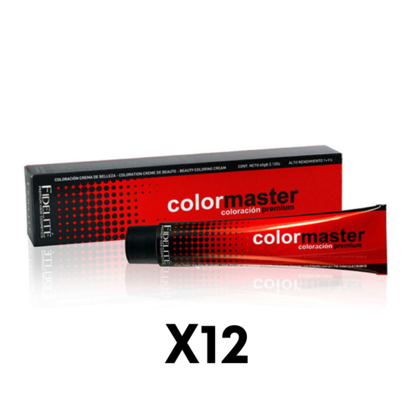 Combo Tintura FIDELITÉ Colormaster x 12 Pomos