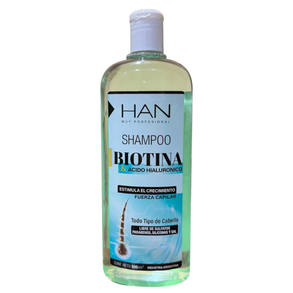 Shampoo HAN Biotina y Acido Hialuronico 500ml