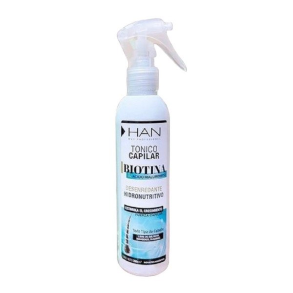 Spray Tónico Desenredante HAN con Biotina Anti Caida Crecimiento Fuerza 200ml