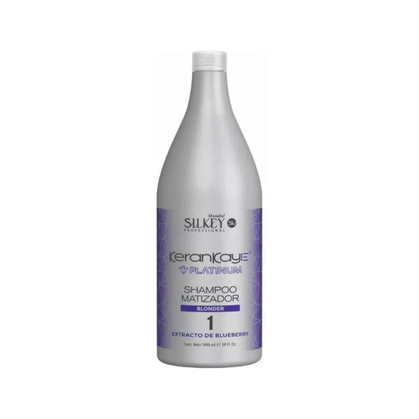 Shampoo Matizador Violeta Blonder Platinum Silkey 1480ml