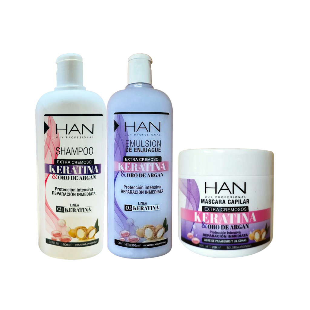 Set Completo HAN Keratina + Argán