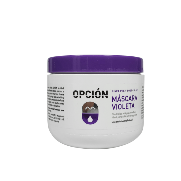 Máscara Matizadora Violeta OPCIÓN 500ml