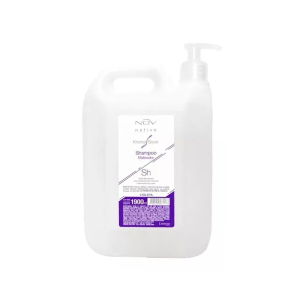 Shampoo Matizador NOV Violeta 1900ml Bidon Con Dosificador