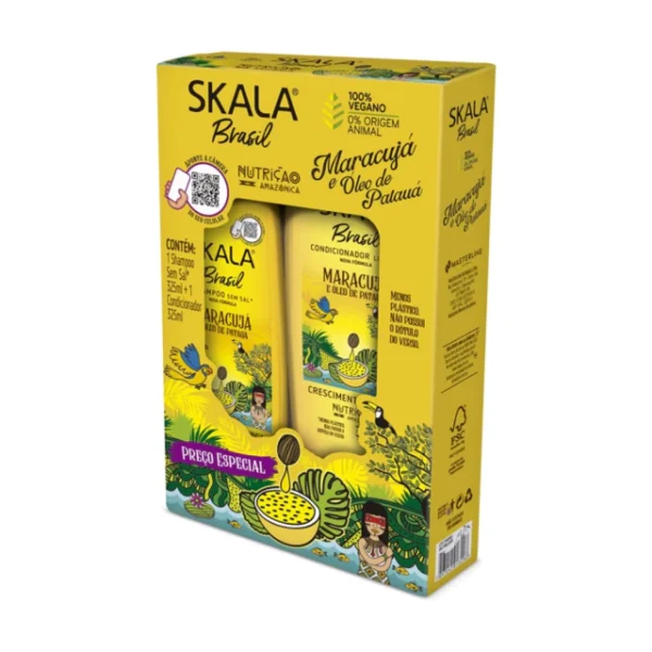 Set Skala Shampoo + Acondicionador Maracuya e Oleo de Patauá