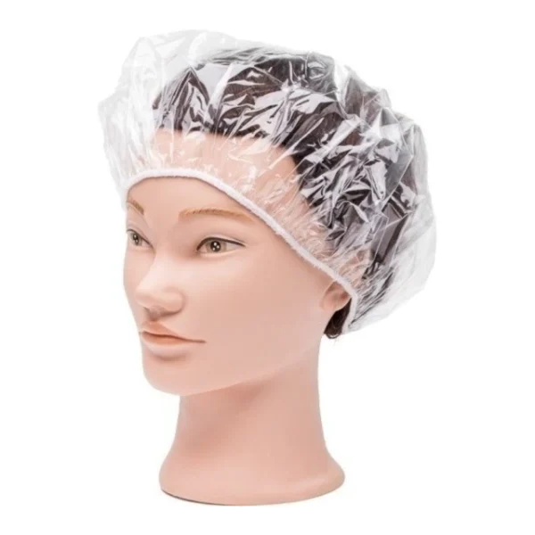 Gorro de Ducha Transparente Siliconado Reutilizable