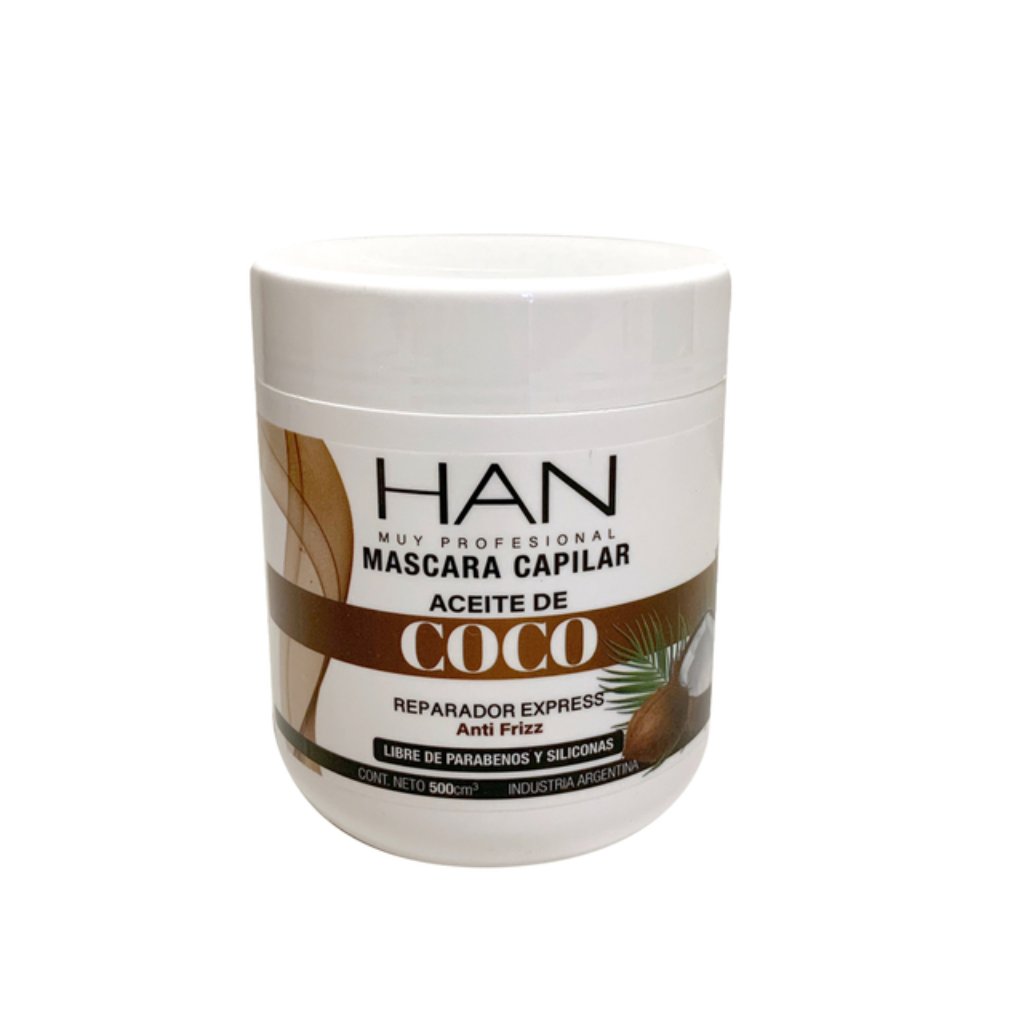 x 2(158) Máscara HAN Aceite de Coco 500ml