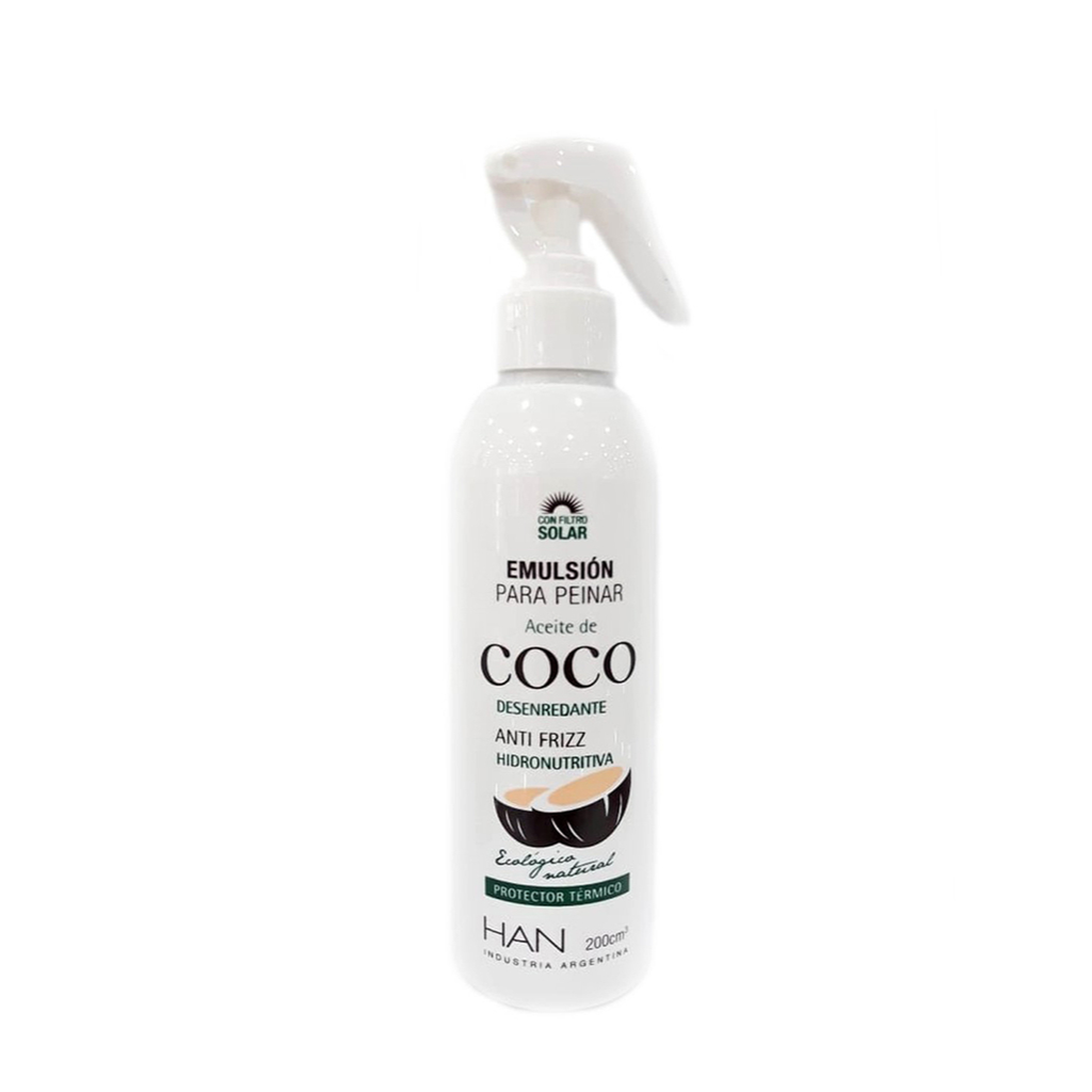 Spray Desenredante HAN Anti Frizz Aceite de Coco 120ml