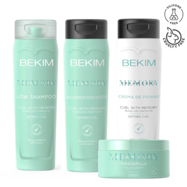 x 2(19) Set BEKIM Memory Curl Rizos Sin Sulfatos