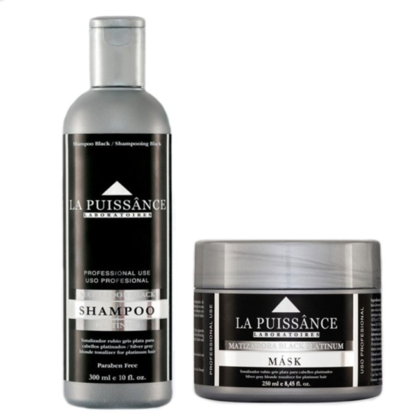 Kit La Puissance Black Talla Chica Matizador Negro