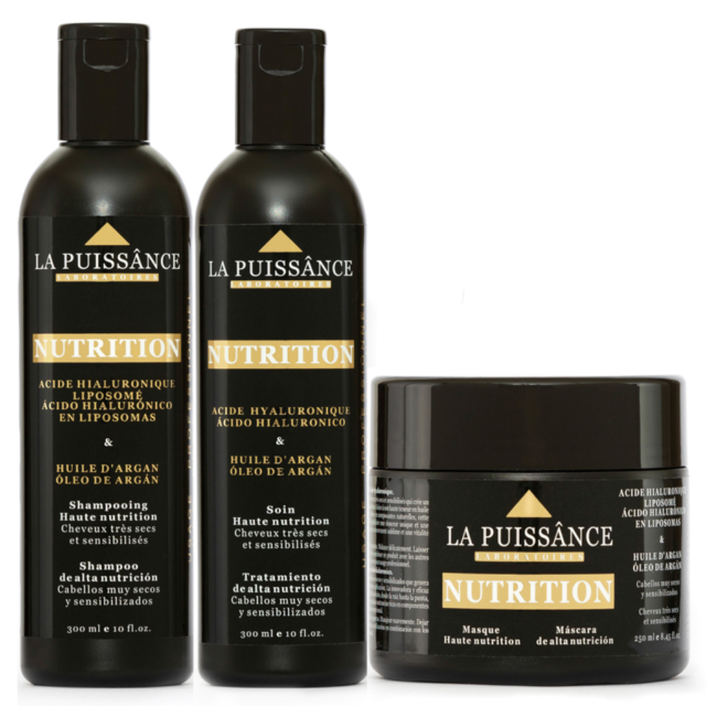 Set La Puissance Argán + Hialurónico Talla Chica