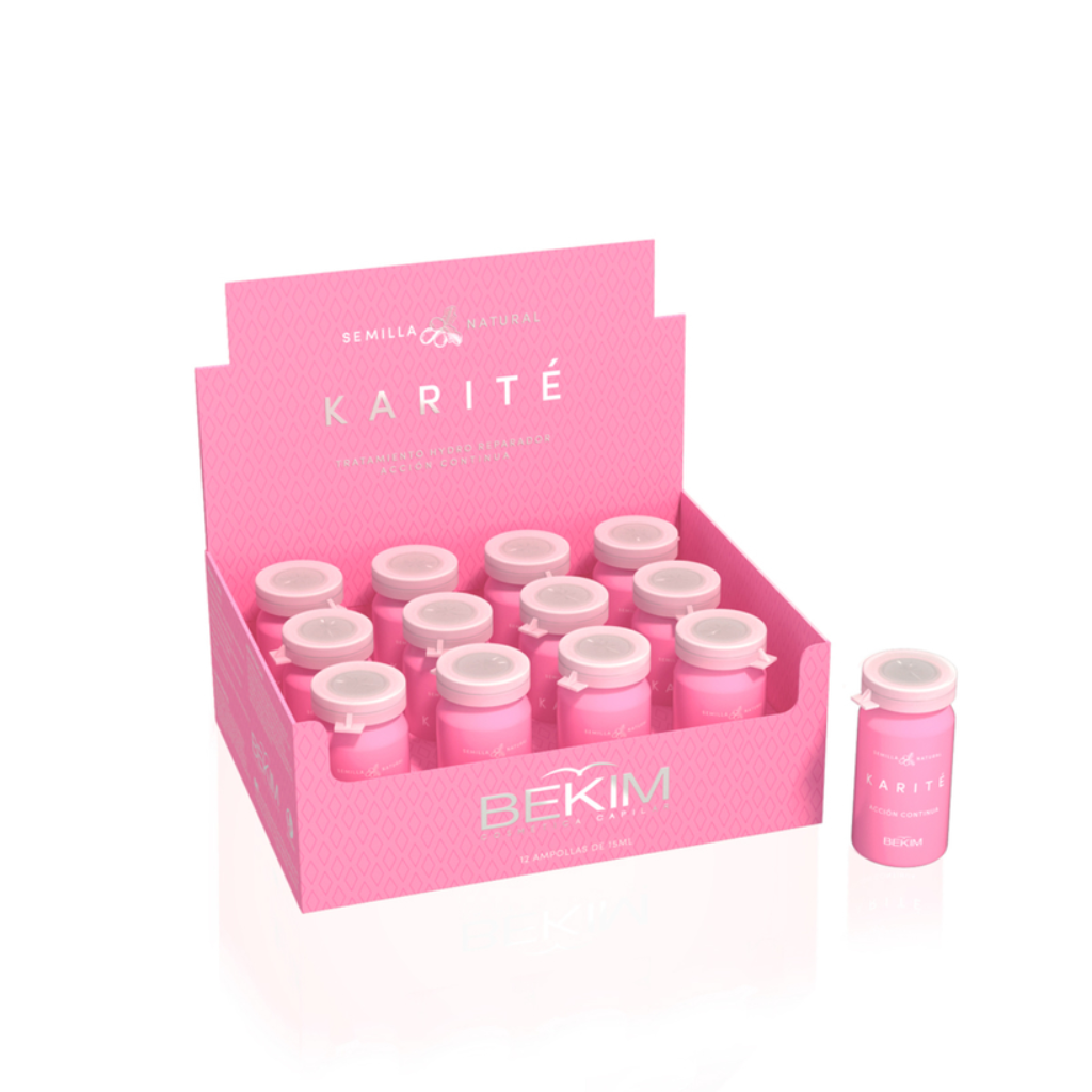 Caja de Ampollas BEKIM Karité x 12