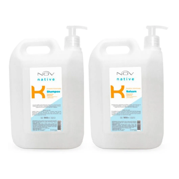 x 2(265) Set NOV Keratina Shampoo + Acondicionador Bidon 3900ml