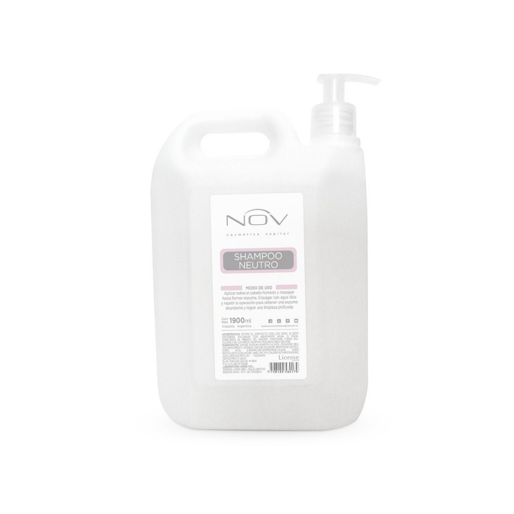 Shampoo NOV Neutro Pre Tratamiento Cuero Cabelludo Sensible 1900ml