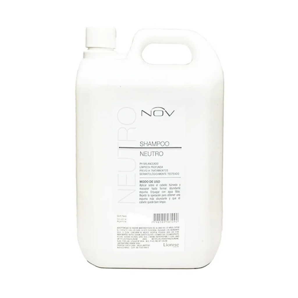 Shampoo NOV Neutro Pre Tratamiento Cuero Cabelludo Sensible 3900ml