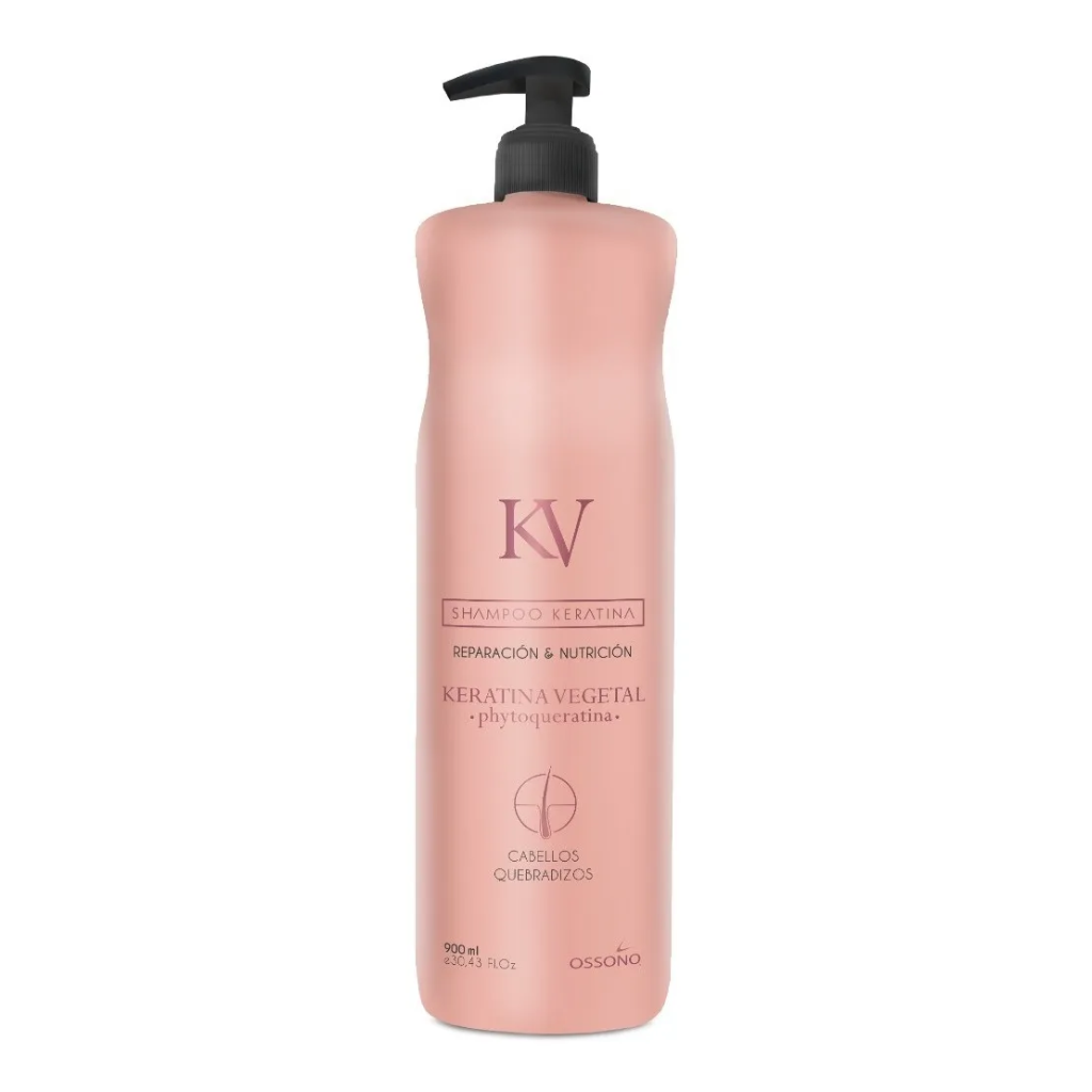 Shampoo Ossono Keratina Vegetal 900ml