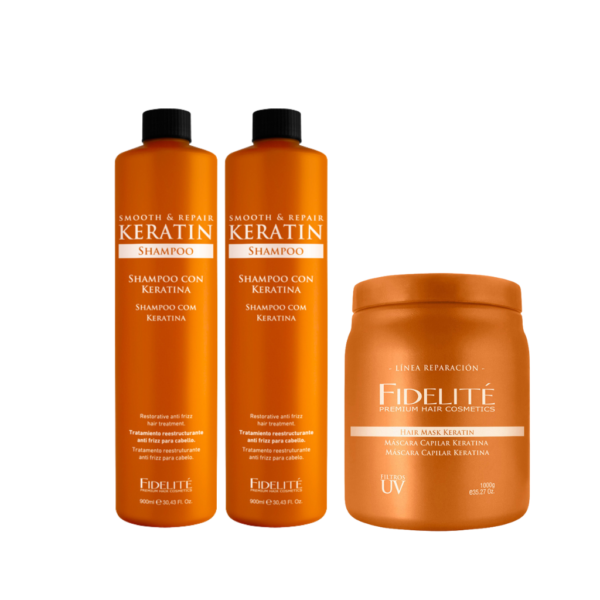 Set Completo FIDELITÉ Keratina Talla Grande