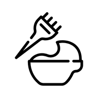 Toalla Blanca o Negra 40x70cm