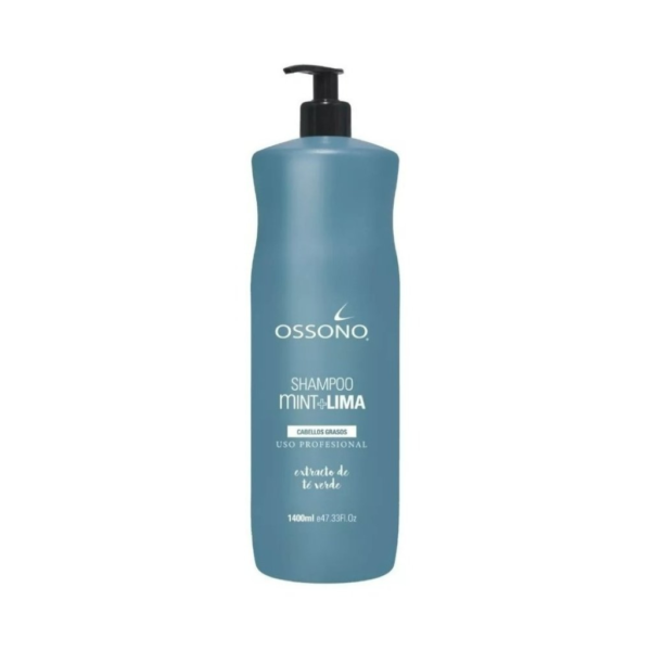 Shampoo Ossono Menta y Green Tea Cabello Graso 1400ml