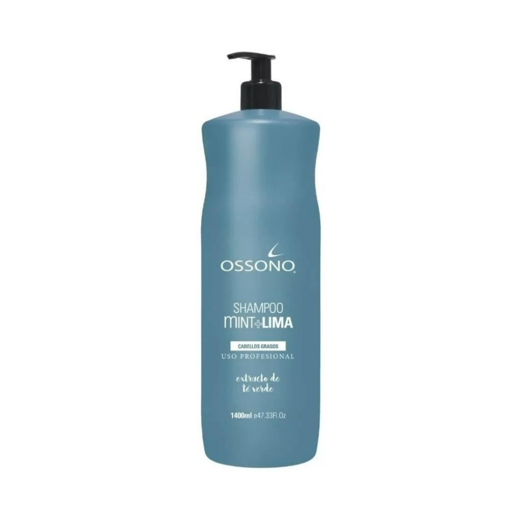 Shampoo Ossono Menta y Green Tea Cabello Graso 1400ml