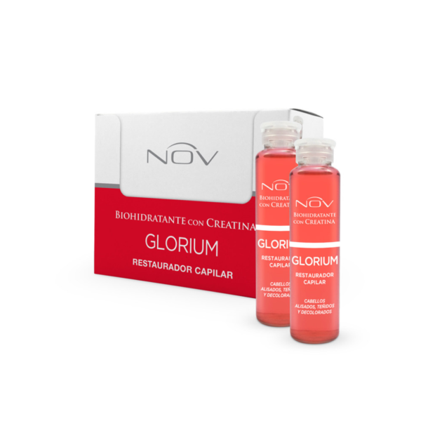 2 Ampollas NOV Glorium x 15ml Biohidratante con Creatina