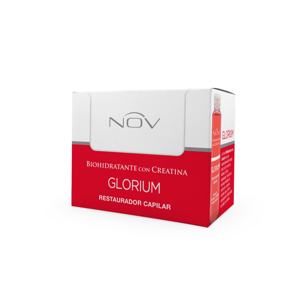 Caja de Ampollas NOV Glorium x 15 Biohidratante con Creatina