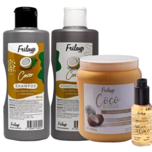 Set FRILAYP Coco y Argán Talla Grande + Serum de Argán y Coco 50ml