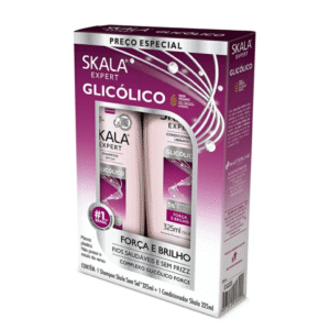 Set Skala Shampoo + Acondicionador Glicólico Fuerza & Brillo 325ml c/u