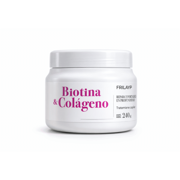 Máscara Baño de Crema FRILAYP Biotina & Colágeno 240ml
